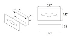 Диспенсер бумажных полотенец Fixsen Hotel, хром (FX-31027)