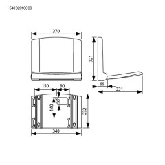 Сиденье для душа Sanit 54.002.01.0000