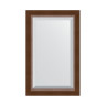 Зеркало настенное с фацетом EVOFORM в багетной раме орех, 52х82 см, BY 1137
