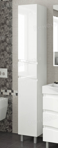 Пенал Венеция Forte 30 напольный, белый