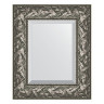 Зеркало настенное с фацетом EVOFORM в багетной раме Византия серебро, 49х59 см, BY 3364