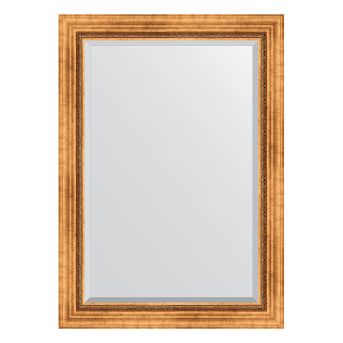 Зеркало настенное с фацетом EVOFORM в багетной раме римское золото, 76х106 см, BY 3464