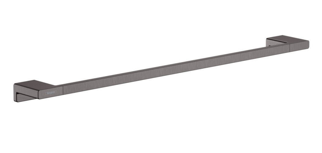 Полотенцедержатель Hansgrohe AddStoris 648 мм, шлифованный чёрный хром (41747340)
