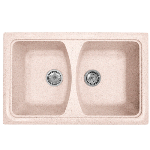 Кухонная мойка Formastone Fosto  КМ 79-50, прямоугольная, замороженный персик