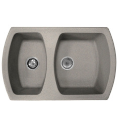 Кухонная мойка Formastone FostoGran FG 78-50, прямоугольная, иней