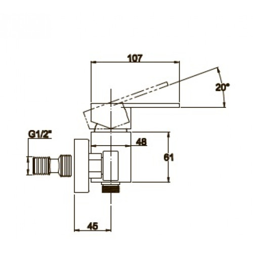 Смеситель для ванны KAISER Sonat (34077-1)