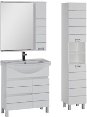 Мебель для ванной Aquanet Доминика 80 белый