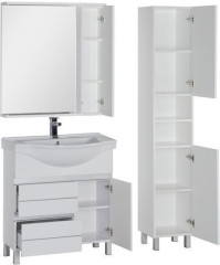 Мебель для ванной Aquanet Доминика 80 белый