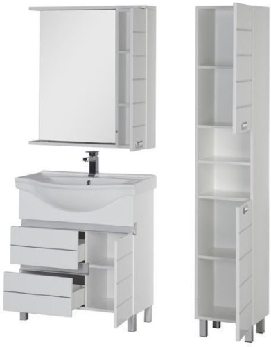 Мебель для ванной Aquanet Доминика 80 белый