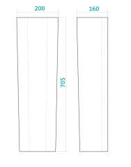 Пьедестал для раковины Santek "БСК" белый (1.WH11.0.591)