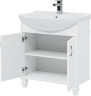 Тумба с раковиной Aquanet Валенса NEW 75 белый