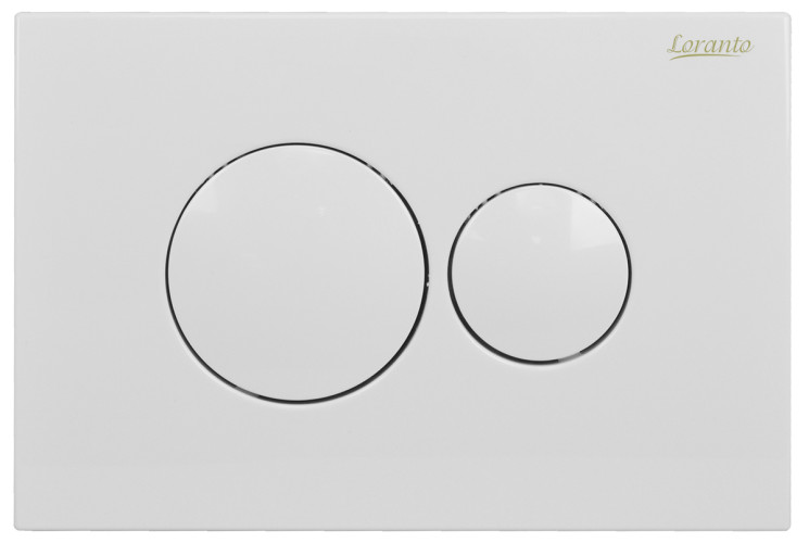 Промо-сет, состоящий из инсталляции Loranto, кнопки для инсталляции круглой белой, подвесного унитаза Ideal Standard Eurovit (4501+7310+K881201)