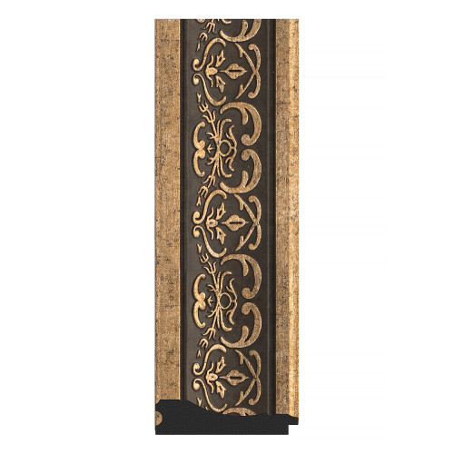 Зеркало настенное Octagon EVOFORM в багетной раме вензель серебряный, 74х74 см, BY 7379