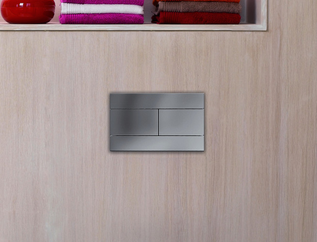 Кнопка смыва Jacob Delafon 25.5х10х15.1 , пластик, цвет Хром (E4316-CP)