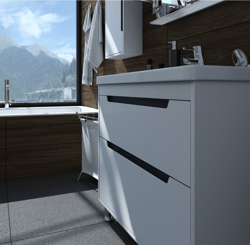 Комплект в ванную Ceruttispa тумба Мессина 60 с умывальником "Кантэ 60"