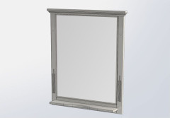 Зеркало Aquanet Лагуна 75 белый