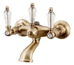 ADRIA-Swarovski смеситель ванна (бронза) Caprigo 01-019-vot
