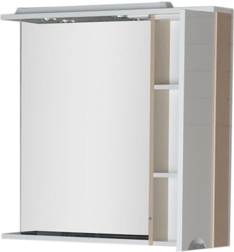 Зеркало-шкаф Aquanet Гретта 90 светлый дуб