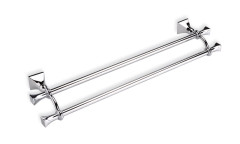 Stil Haus Prisma, полотенцедержатель двойной, цвет хром