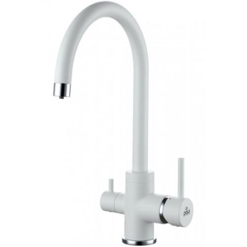 Смеситель для кухни Paulmark ESSEN, белый матовый, 213211-431, Paulmark