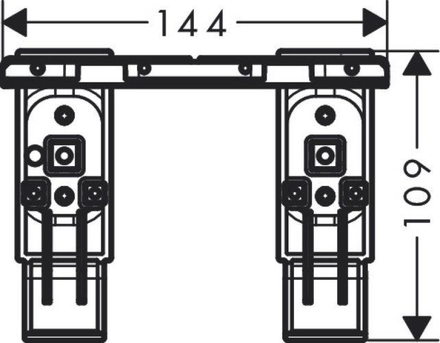 Комплект адаптеров для монтажа Axor Universal Accessories (42870000)