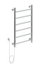 Полотенцесушитель электрический Aquanet Mauro 80х50 Тэн слева