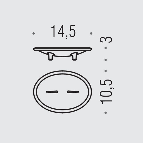 Мыльница Colombo Design Khala В1840.000