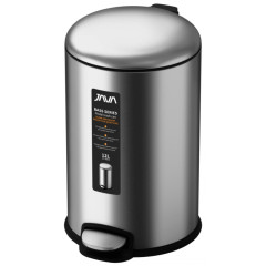 Ведро с микролифтом 12 л JAVA S-885-12L сатин