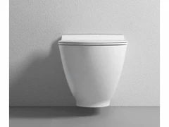 Унитаз подвесной Bien HARMONY безободковый с форсункой биде со встроенным смесителем горячей и холодной воды со скрытым креплением с быстросъёмным тонким сиденьем микролифт HRKA052N5VE0W5000 + VTMU11W5W5HB0 + YTEM91SM0000