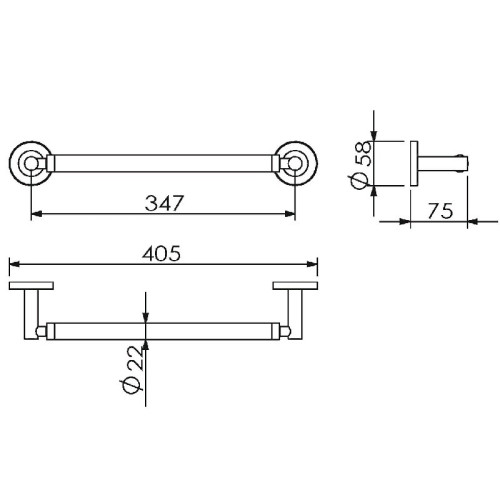 Поручень Langberger Burano 11056A
