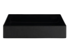 Раковина Artceram Scalino 550*380*115 отверстия для смесителя-отсутствуют черный матовый