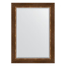 Зеркало настенное с фацетом EVOFORM в багетной раме римская бронза, 76х106 см, BY 3465