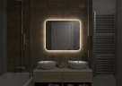 Зеркало Континент Burzhe Led 800х700 с бесконтактным сенсором, холодная подсветка