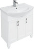 Тумба с раковиной Aquanet Валенса NEW 85 белый