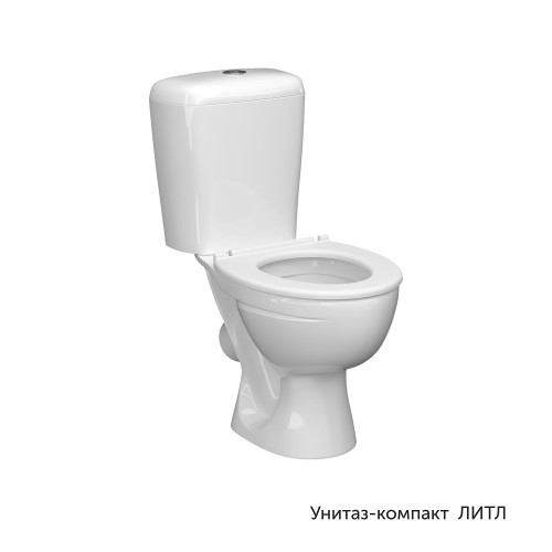 Унитаз - компакт КЕРАМИН Литл Alcadrain 300х580х710 мягкое сиденье, белый (CS00077200)