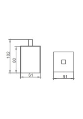Контейнер для ванной CBJ 083001 Cr