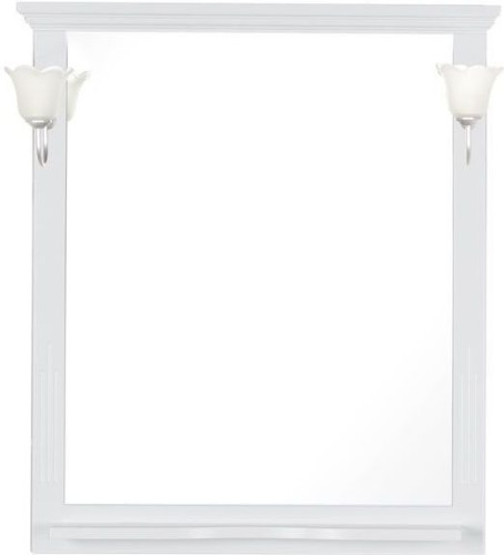 Зеркало Aquanet Лагуна 85 белый