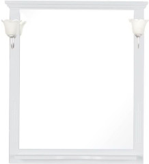 Зеркало Aquanet Лагуна 85 белый