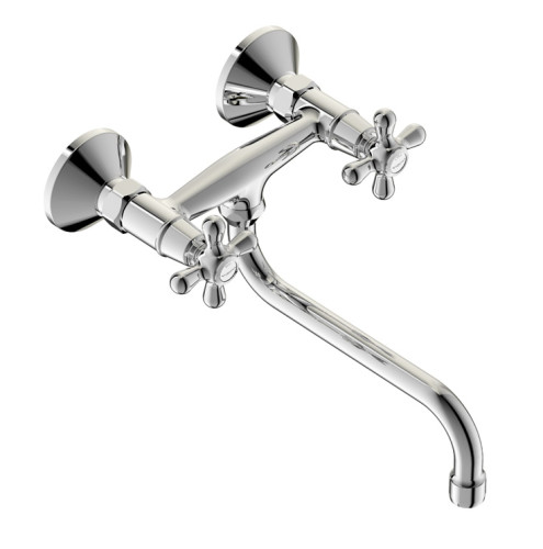 Смеситель для кухонной мойки Vidima Retro (Vidima) Керамическая кран-букса, цвет Хром (BA122AA)