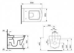 Унитаз Bocchi Lavita 1177 подвесной