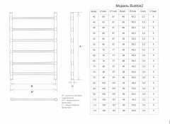 Полотенцесушитель водяной Двин форма лесенка 80х50, цвет Хром (4627106968674)