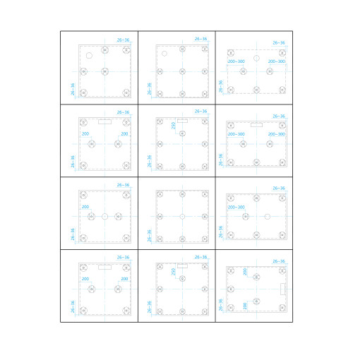 Душевой поддон квадратный RGW GWS-01 арт. 03150199-01