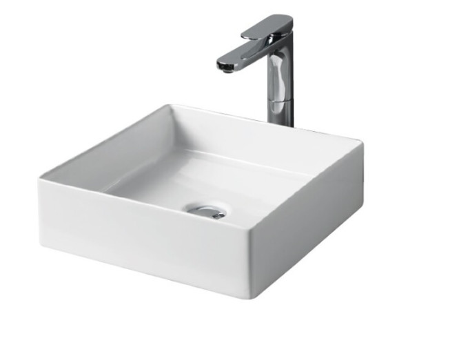 Раковина Artceram Scalino 380*380*115 отверстия для смесителя-отсутствуют Red coral