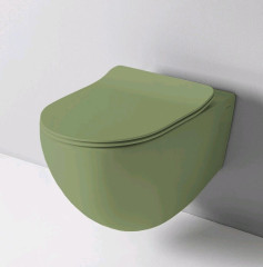 Унитаз Artceram File 2.0 подвесной 370*530*370 Green salvia
