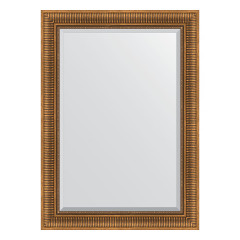 Зеркало настенное с фацетом EVOFORM в багетной раме бронзовый акведук, 77х107 см, BY 3466