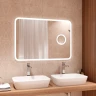Зеркало Континент Bliss Led 900х700 с увеличительным Зеркало Континентм, часами