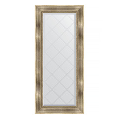 Зеркало настенное с гравировкой EVOFORM в багетной раме серебряный акведук, 57х127 см, BY 4067