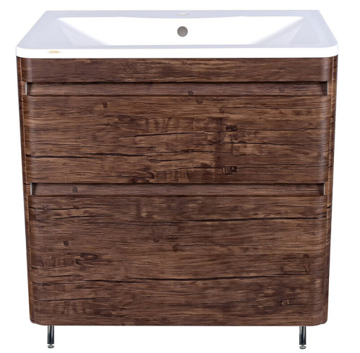 Тумба напольная Style Line Атлантика 80, Люкс старое дерево, PLUS