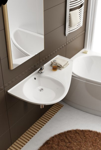 Раковина -столешница Ravak Avocado 95х53х16.5 литьевой мрамор, цвет Белый (XJ9P1100000)