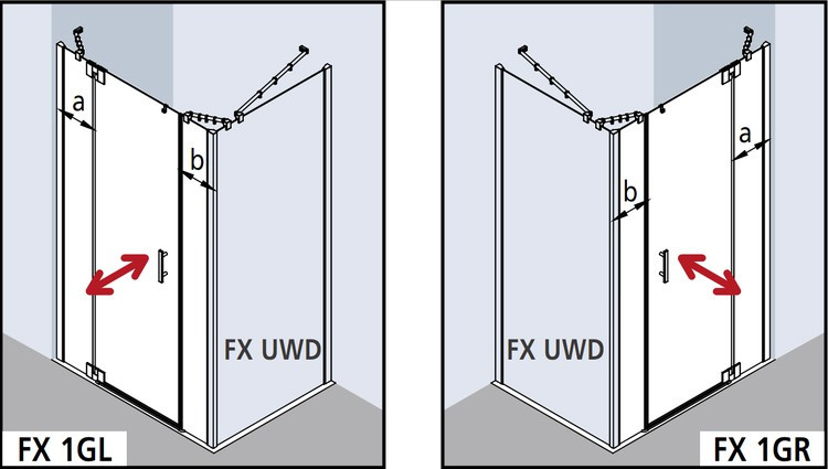 Душевая дверь Kermi Filia XP FX 1GR 16020VPK